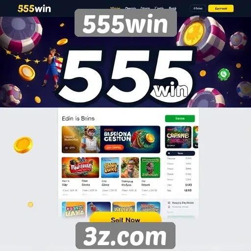 Acessibilidade e usabilidade do site 555win