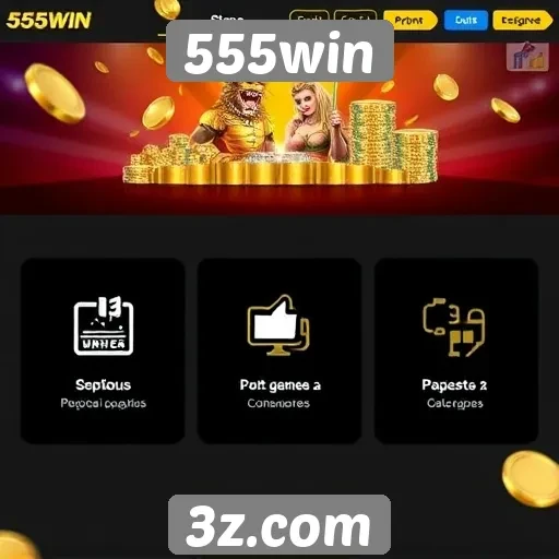 Análise das funcionalidades do site 555win