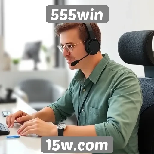 Suporte ao cliente oferecido pelo 555win