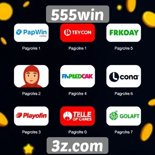 Métodos de pagamento disponíveis na plataforma 555win